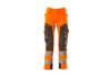 Hose mt Knietaschen, ULTIMATE STRETCH hi-vis orange/dunkelanthrazit 82C46